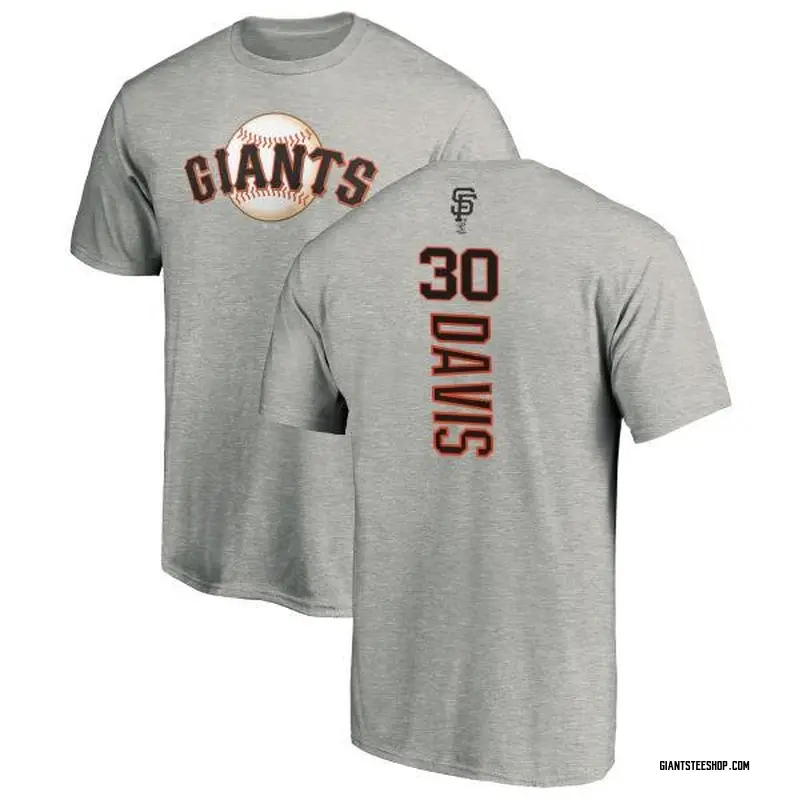 Men's Chili Davis San Francisco Giants Backer T-Shirt - Ash