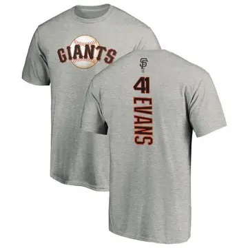 Men's Darrell Evans San Francisco Giants Backer T-Shirt - Ash