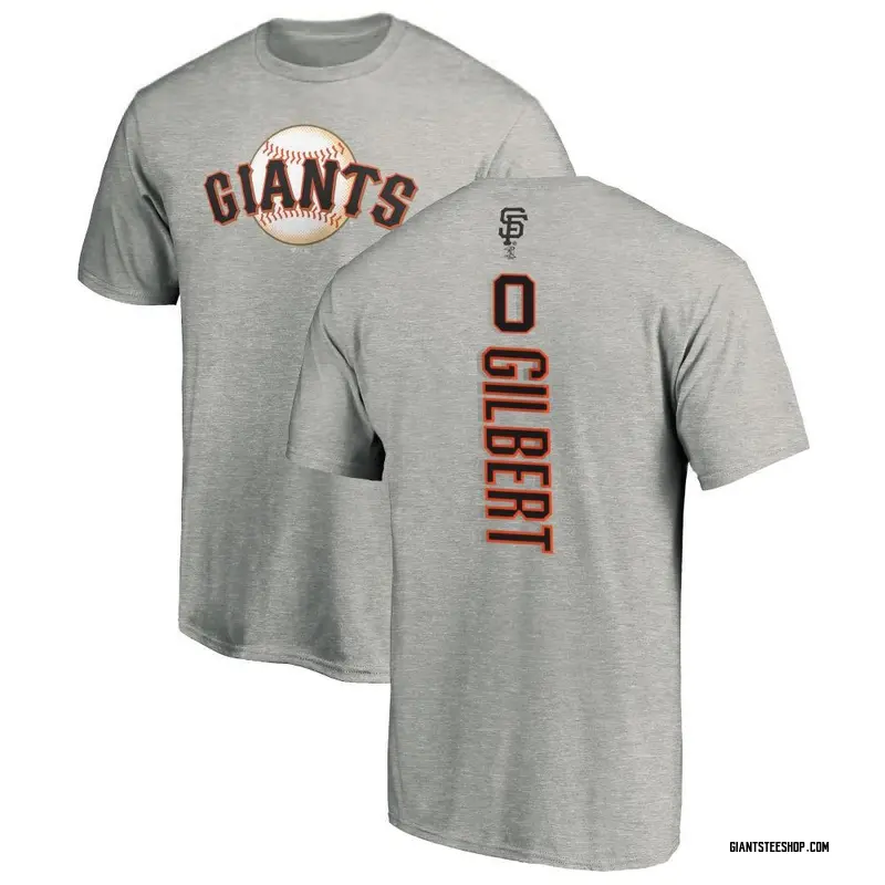 Men's Drew Gilbert San Francisco Giants Backer T-Shirt - Ash