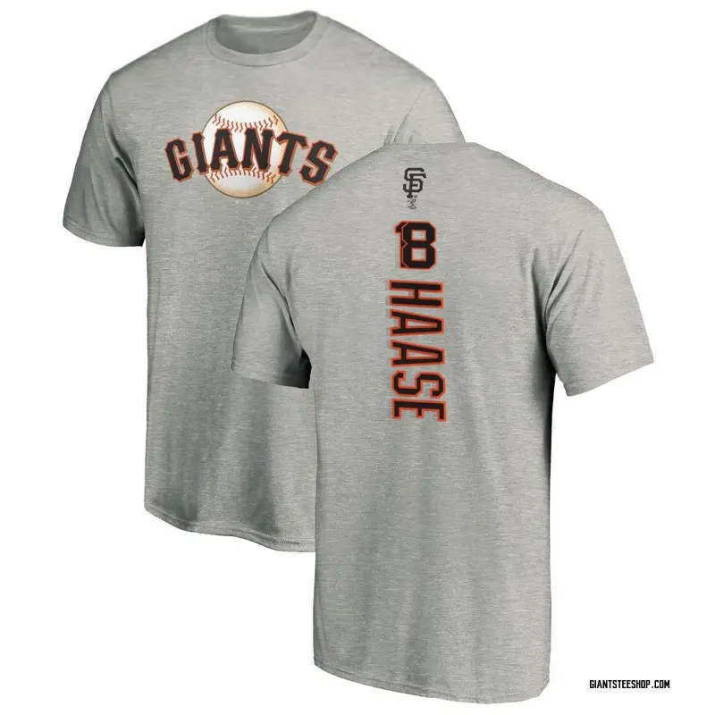 Men's Eric Haase San Francisco Giants Backer T-Shirt - Ash