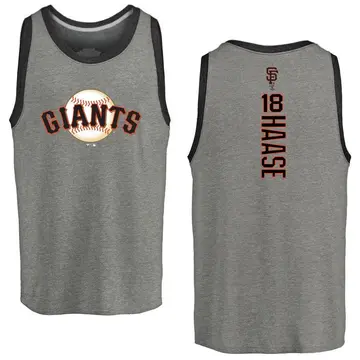 Men's Eric Haase San Francisco Giants Backer Tri-Blend Tank - Heathered Gray