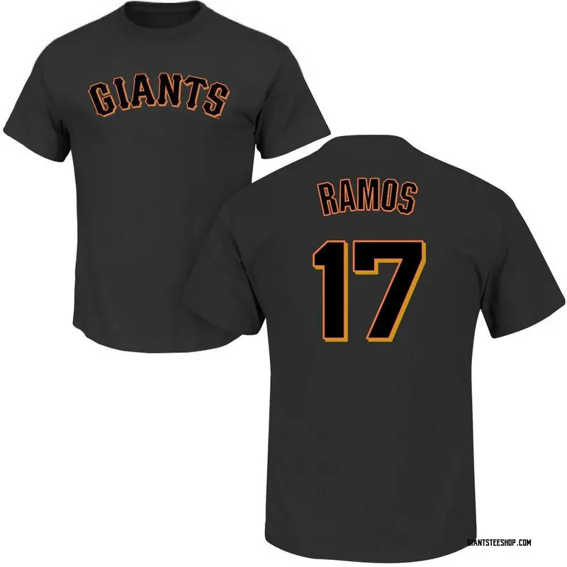 Men's Heliot Ramos San Francisco Giants Roster Name & Number T-Shirt - Black