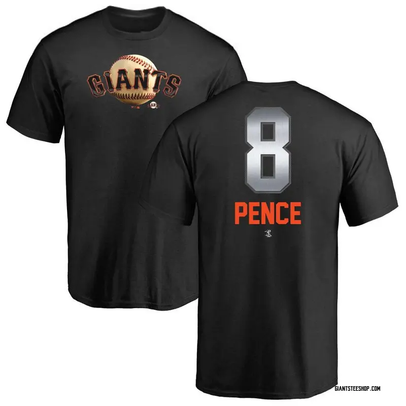 Men's Hunter Pence San Francisco Giants Midnight Mascot T-Shirt - Black
