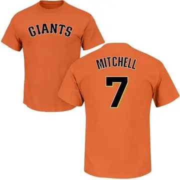 Men's Kevin Mitchell San Francisco Giants Roster Name & Number T-Shirt - Orange