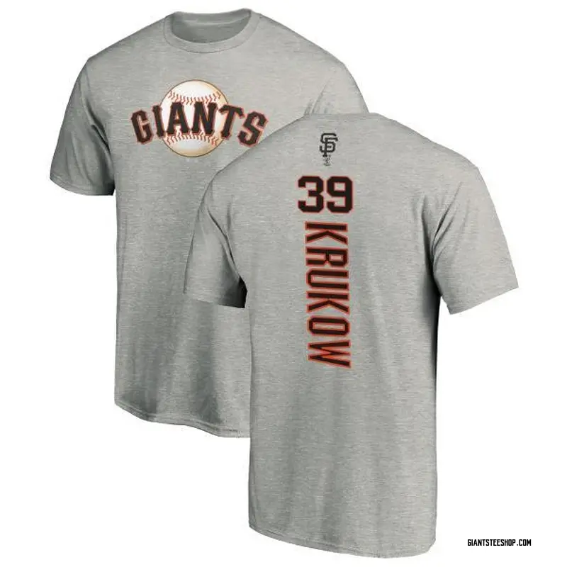 Men's Mike Krukow San Francisco Giants Backer T-Shirt - Ash