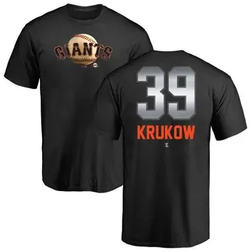 Men's Mike Krukow San Francisco Giants Midnight Mascot T-Shirt - Black