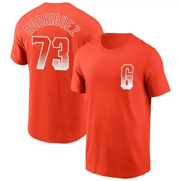 Men's Randy Rodriguez San Francisco Giants Orange City Connect Name & Number T-Shirt