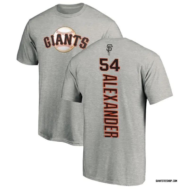 Men's Scott Alexander San Francisco Giants Backer T-Shirt - Ash