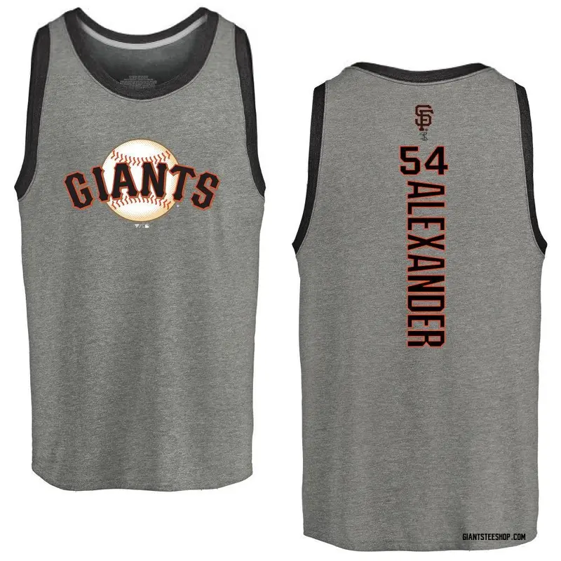 Men's Scott Alexander San Francisco Giants Backer Tri-Blend Tank - Heathered Gray
