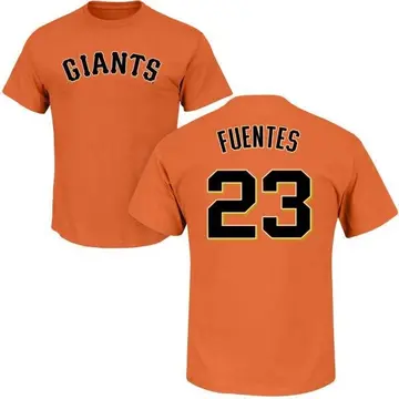 Men's Tito Fuentes San Francisco Giants Roster Name & Number T-Shirt - Orange