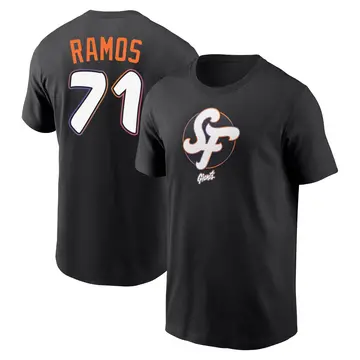 Men's Wilkin Ramos San Francisco Giants Black 2025 City Connect Name & Number T-Shirt