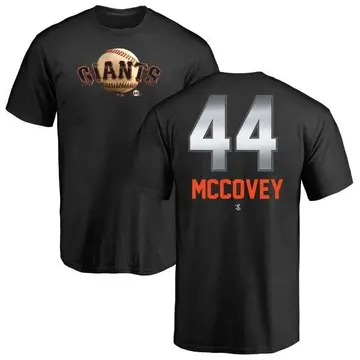 Men's Willie McCovey San Francisco Giants Midnight Mascot T-Shirt - Black