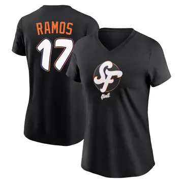 Women's Heliot Ramos San Francisco Giants Black 2025 City Connect Name & Number T-Shirt
