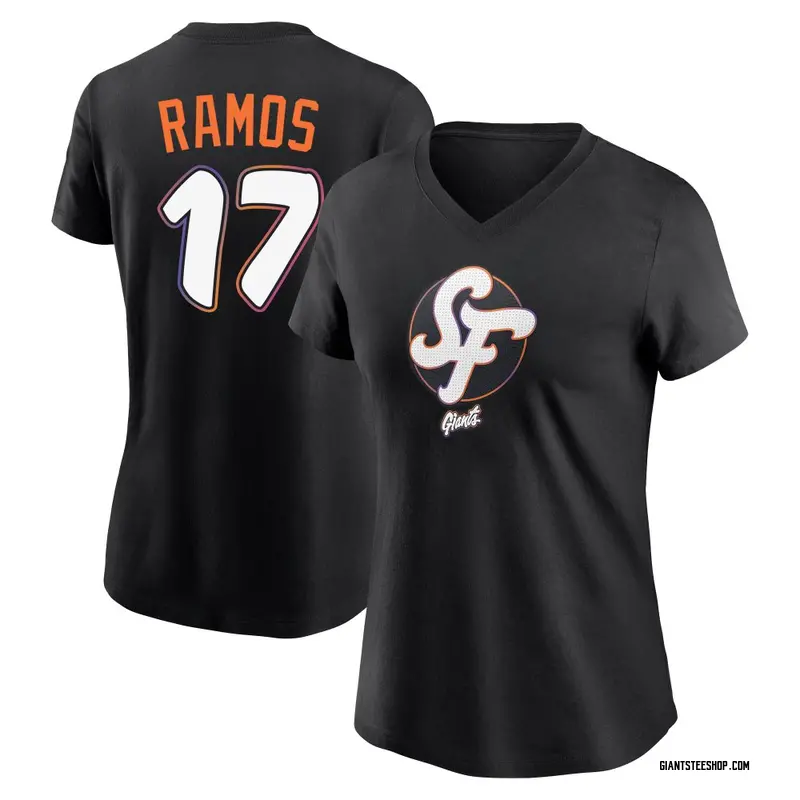 Women's Heliot Ramos San Francisco Giants Black 2025 City Connect Name & Number T-Shirt