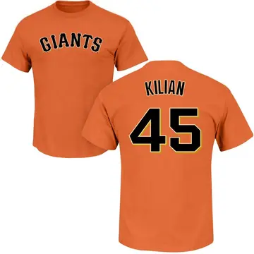 Youth Caleb Kilian San Francisco Giants Roster Name & Number T-Shirt - Orange