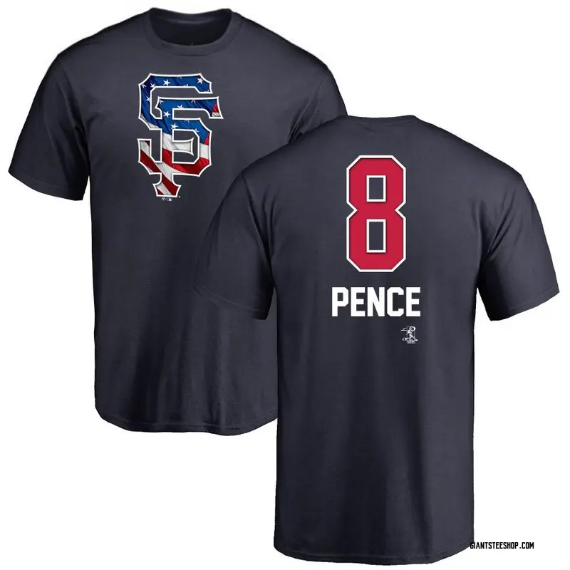 Youth Hunter Pence San Francisco Giants Name and Number Banner Wave T-Shirt - Navy