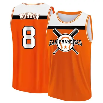 Youth Joe Morgan San Francisco Giants Orange/White Baseball Legend Tank Top