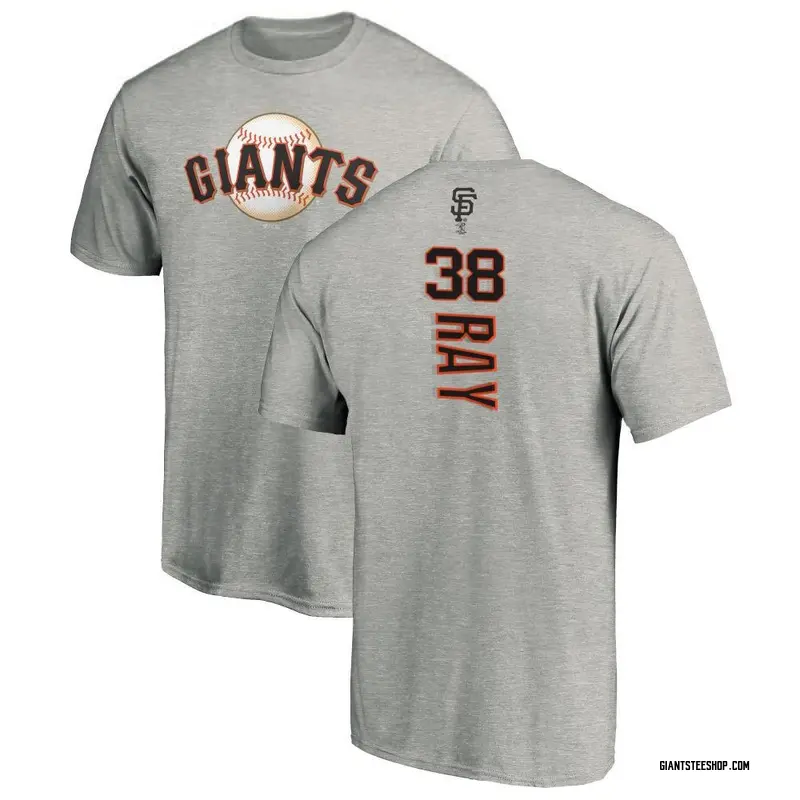 Youth Robbie Ray San Francisco Giants Backer T-Shirt - Ash