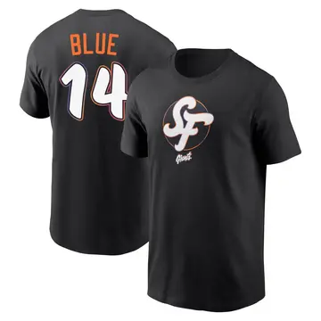 Youth Vida Blue San Francisco Giants Black 2025 City Connect Name & Number T-Shirt