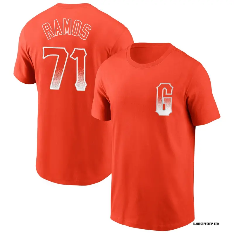 Youth Wilkin Ramos San Francisco Giants Orange City Connect Name & Number T-Shirt